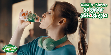 50 Yıldır Sütaşkımız Karşılıklı!<br>Sütaş Kaf Kefir 50 Yıldır Sütaşkımız Karşılıklı!<br>Sütaş Kaf Kefir