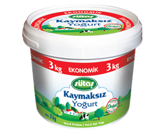 Sütaş Yarım Yağlı Kaymaksız Yoğurt