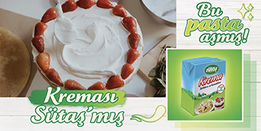 Bu Pasta Aşmış, Kreması Sütaş'mış! Bu Pasta Aşmış, Kreması Sütaş'mış!