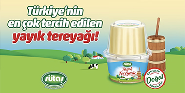 Türkiye’nin en çok tercih edilen yayık tereyağı: Sütaş Yayık Tereyağı! Türkiye’nin en çok tercih edilen yayık tereyağı: Sütaş Yayık Tereyağı!